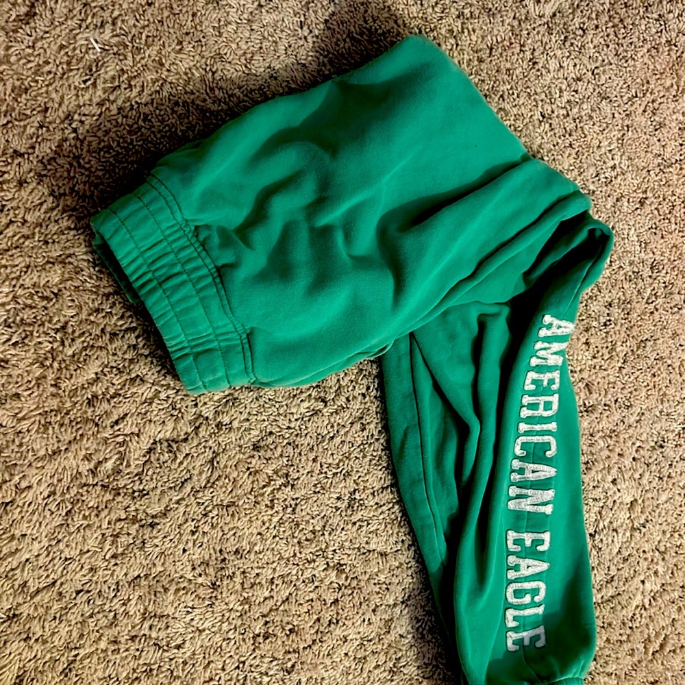 Green, American Eagle pants